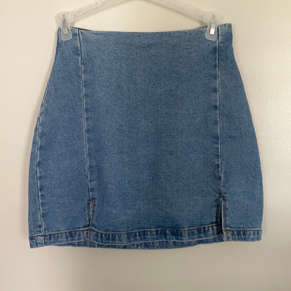 Pacsun denim mini skirt